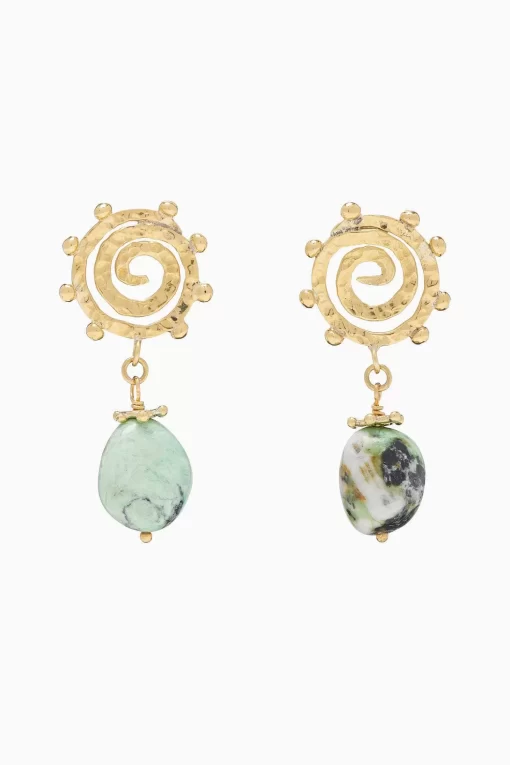 Ulla Johnson Mini Spiral Stone Oredobber